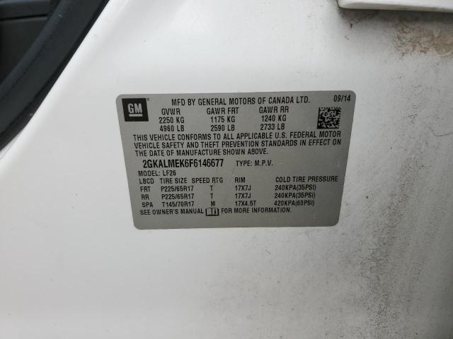 2015 GMC TERRAIN SL - 2GKALMEK6F6146677