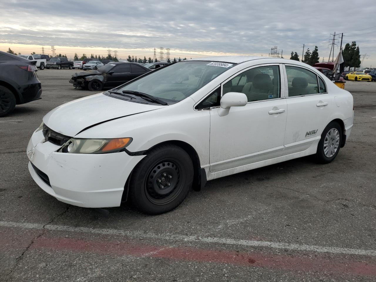 Lot #3029419686 2008 HONDA CIVIC GX