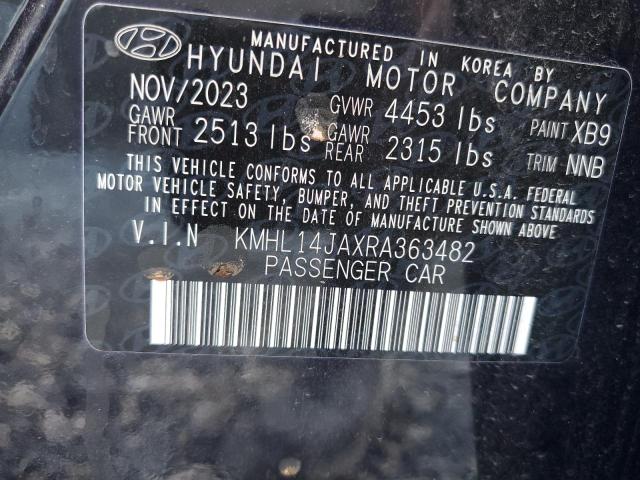 VIN KMHL14JAXRA363482 2024 HYUNDAI SONATA no.12