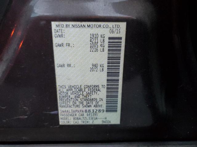 2015 NISSAN ALTIMA 2.5 - 1N4AL3APXFN883289