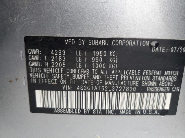 2020 SUBARU IMPREZA LI - 4S3GTAT62L3727820