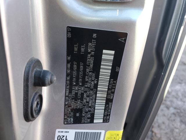 2017 TOYOTA SIENNA XLE - 5TDYZ3DC8HS887743