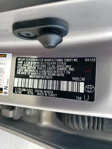 2020 TOYOTA C-HR XLE - NMTKHMBX8LR116839