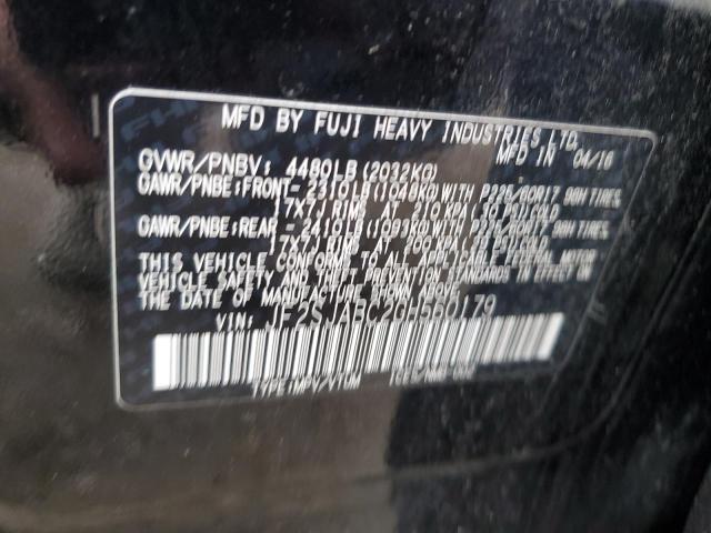 2016 SUBARU FORESTER JF2SJABC2GH560179