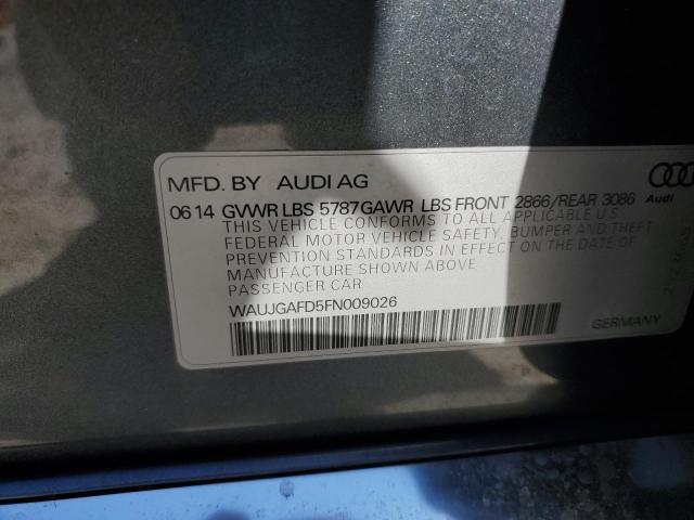 2015 AUDI A8 QUATTRO WAUJGAFD5FN009026