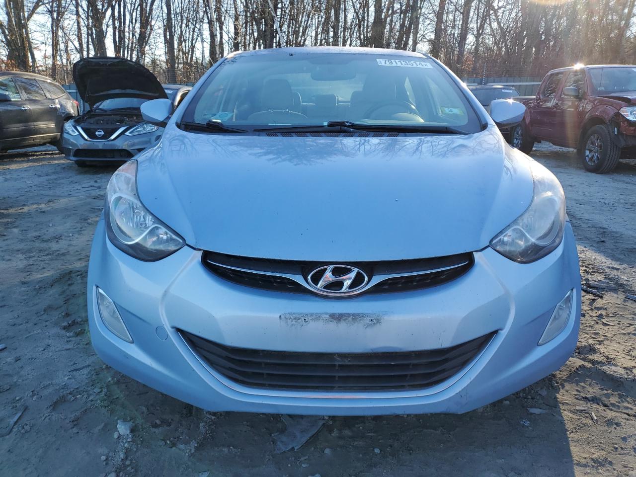 Lot #3025832304 2012 HYUNDAI ELANTRA GL