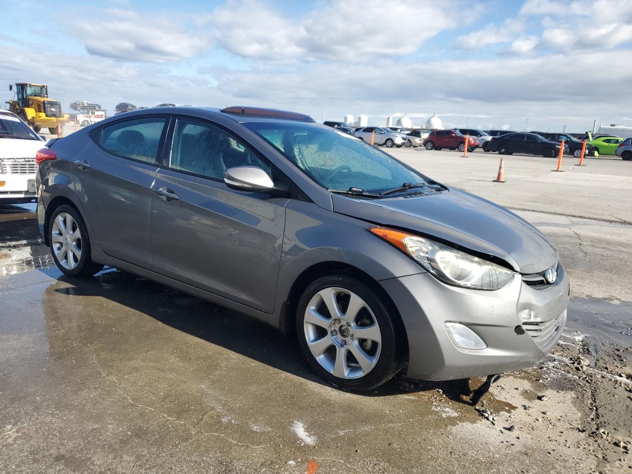 Lot #2972156151 2013 HYUNDAI ELANTRA GL