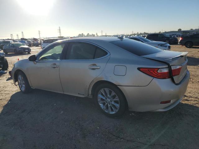 LEXUS ES 300H 2013 gold  hybrid engine JTHBW1GG9D2024712 photo #3