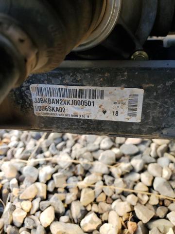 2019 CAN-AM COMMANDER - 3JBKBAN2XKJ000501