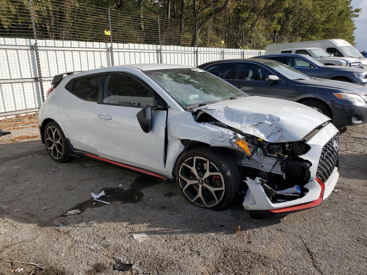 Lot #3022936165 2019 HYUNDAI VELOSTER N