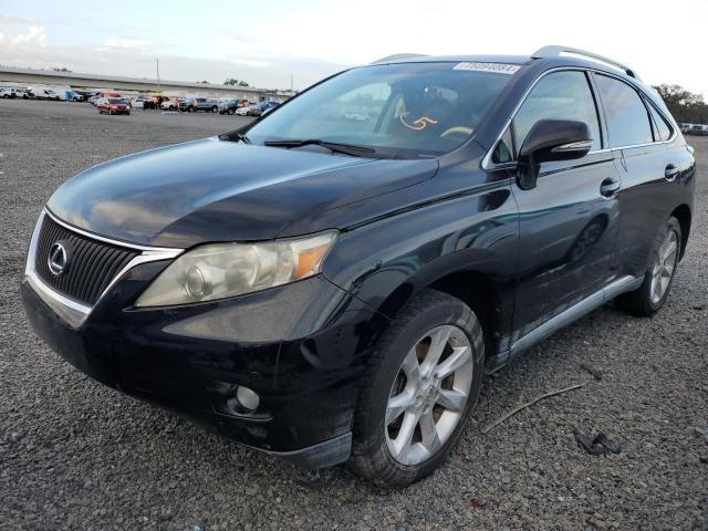 LEXUS RX 350 2010 black  gas 2T2ZK1BA3AC010411 photo #1