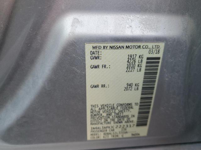 2018 NISSAN ALTIMA 2.5 - 1N4AL3APXJC222317