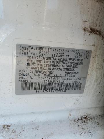 2017 NISSAN SENTRA S - 3N1AB7AP3HY378286
