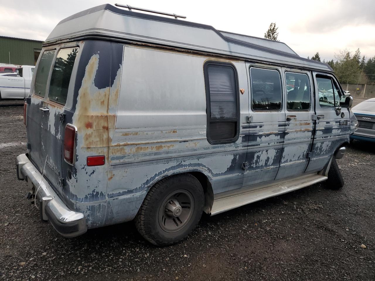 Lot #3044837007 1990 DODGE RAM VAN B2