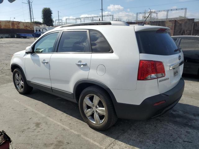 KIA SORENTO EX 2013 white  gas 5XYKU4A64DG413305 photo #3