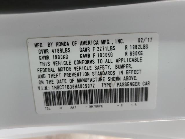 2017 HONDA ACCORD LX- - 1HGCT1B36HA005972