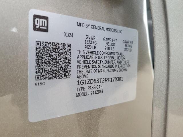 2024 CHEVROLET MALIBU LT - 1G1ZD5ST2RF170301