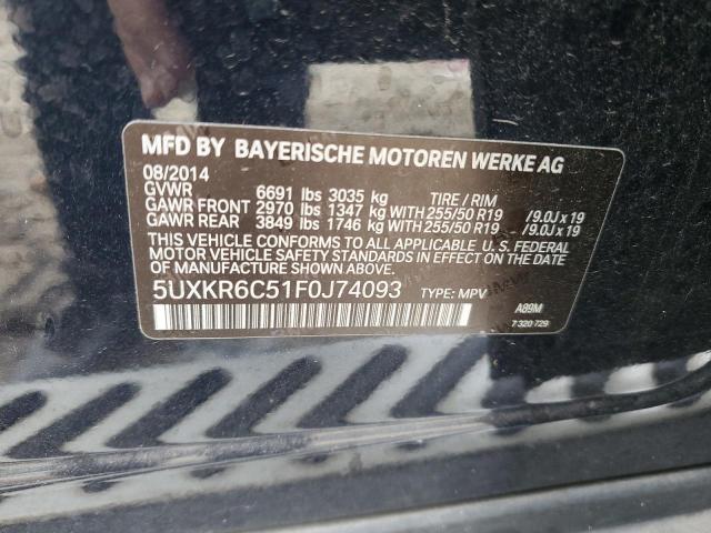 2015 BMW X5 XDRIVE5 - 5UXKR6C51F0J74093