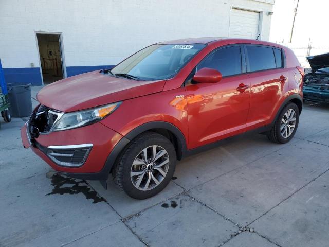 KIA SPORTAGE L 2014 red  gas KNDPBCAC0E7549053 photo #1