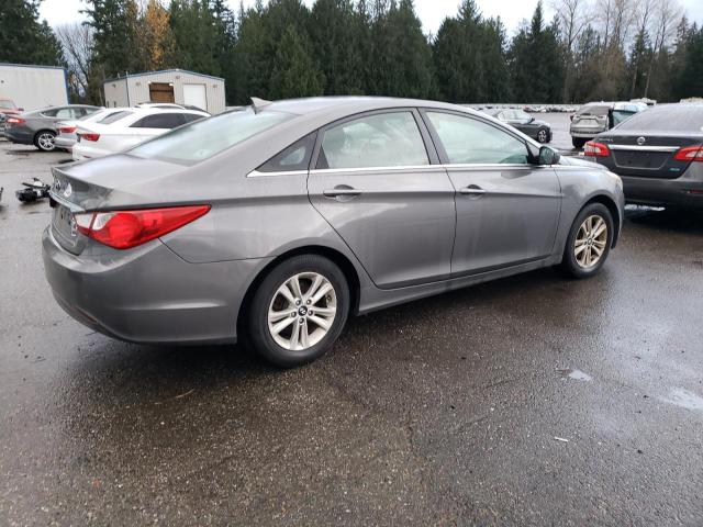HYUNDAI SONATA GLS 2013 gray sedan 4d gas 5NPEB4AC3DH621144 photo #4