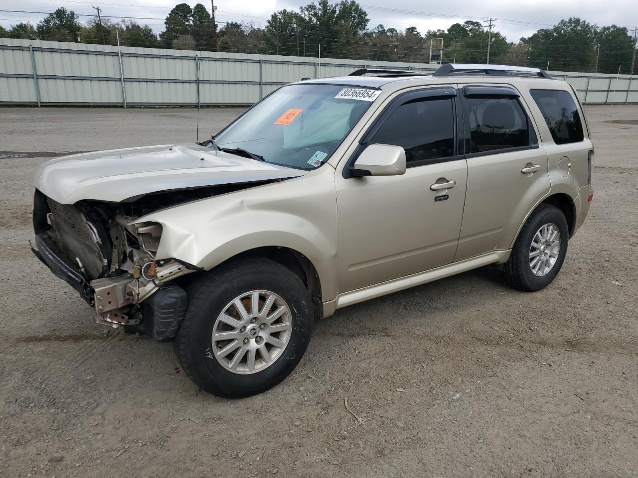 Lot #3030469465 2010 MERCURY MARINER PR