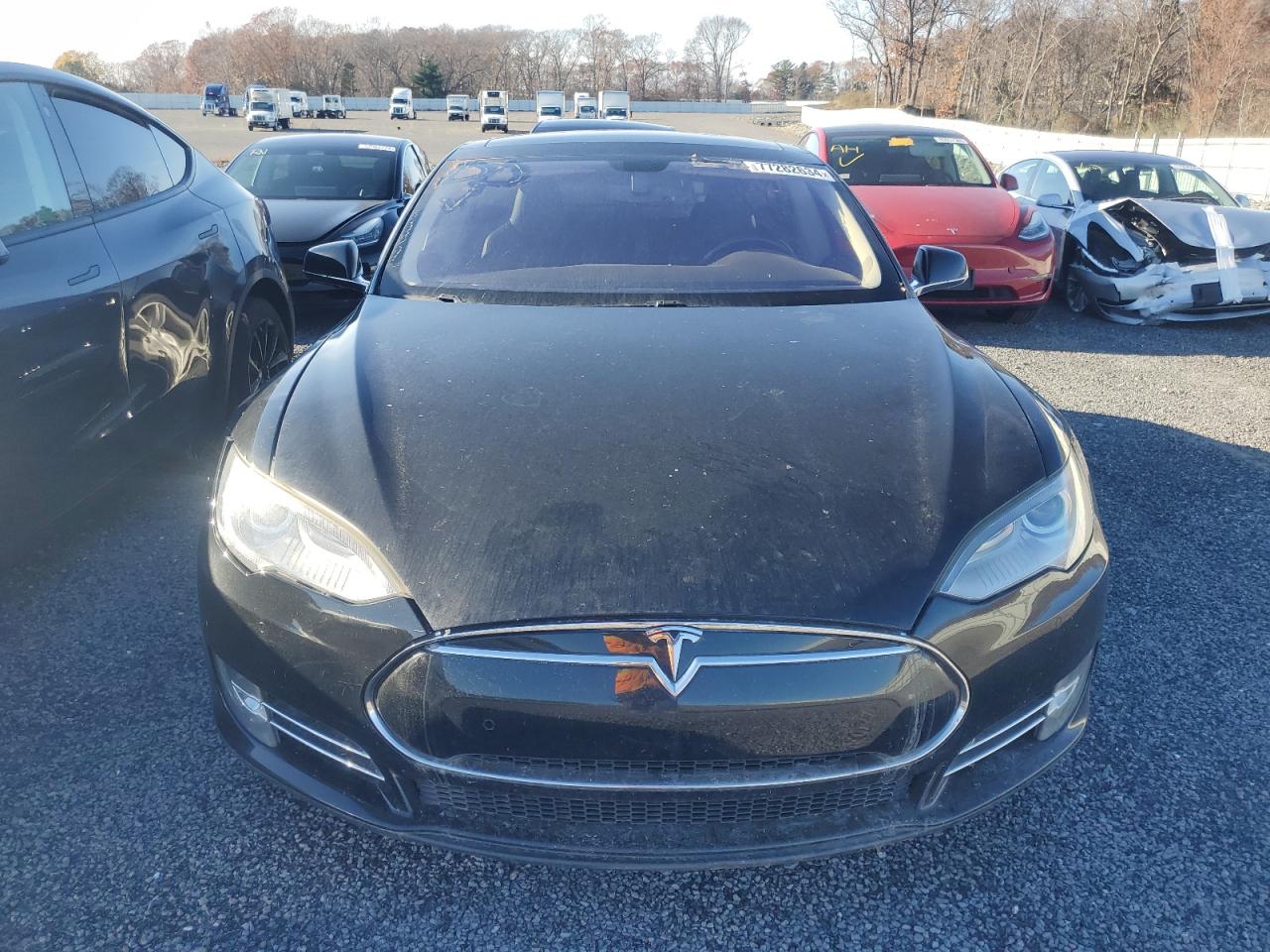 Lot #2991350354 2014 TESLA MODEL S 60