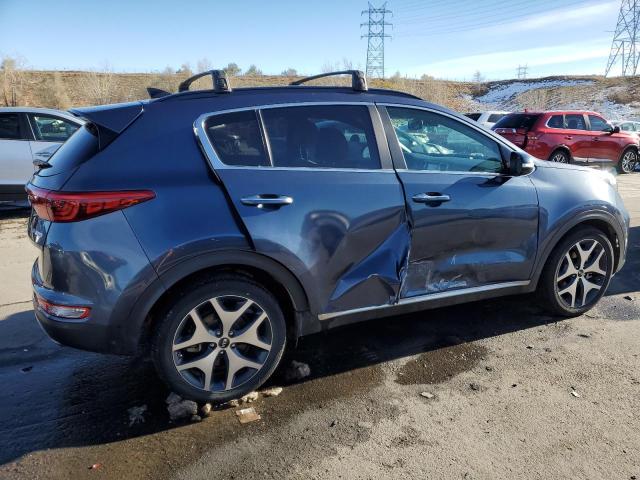 KIA SPORTAGE S 2018 blue  gas KNDPR3A65J7380258 photo #4