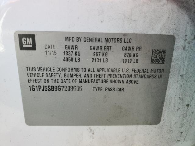 2016 CHEVROLET CRUZE LIMI - 1G1PJ5SB9G7208606