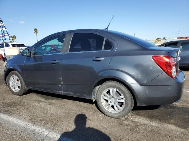 CHEVROLET SONIC LT 2013 gray sedan 4d gas 1G1JC5SB8D4131059 photo #3