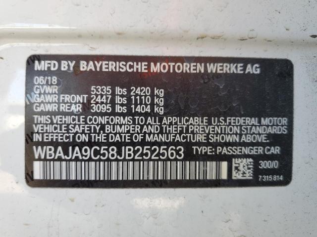 2018 BMW 530E - WBAJA9C58JB252563