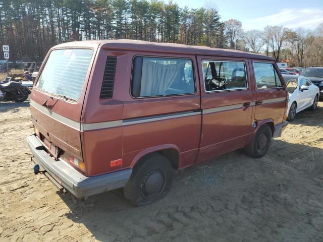 VOLKSWAGEN VANAGON BU 1988 red  gas WV2YB0253JH009091 photo #4