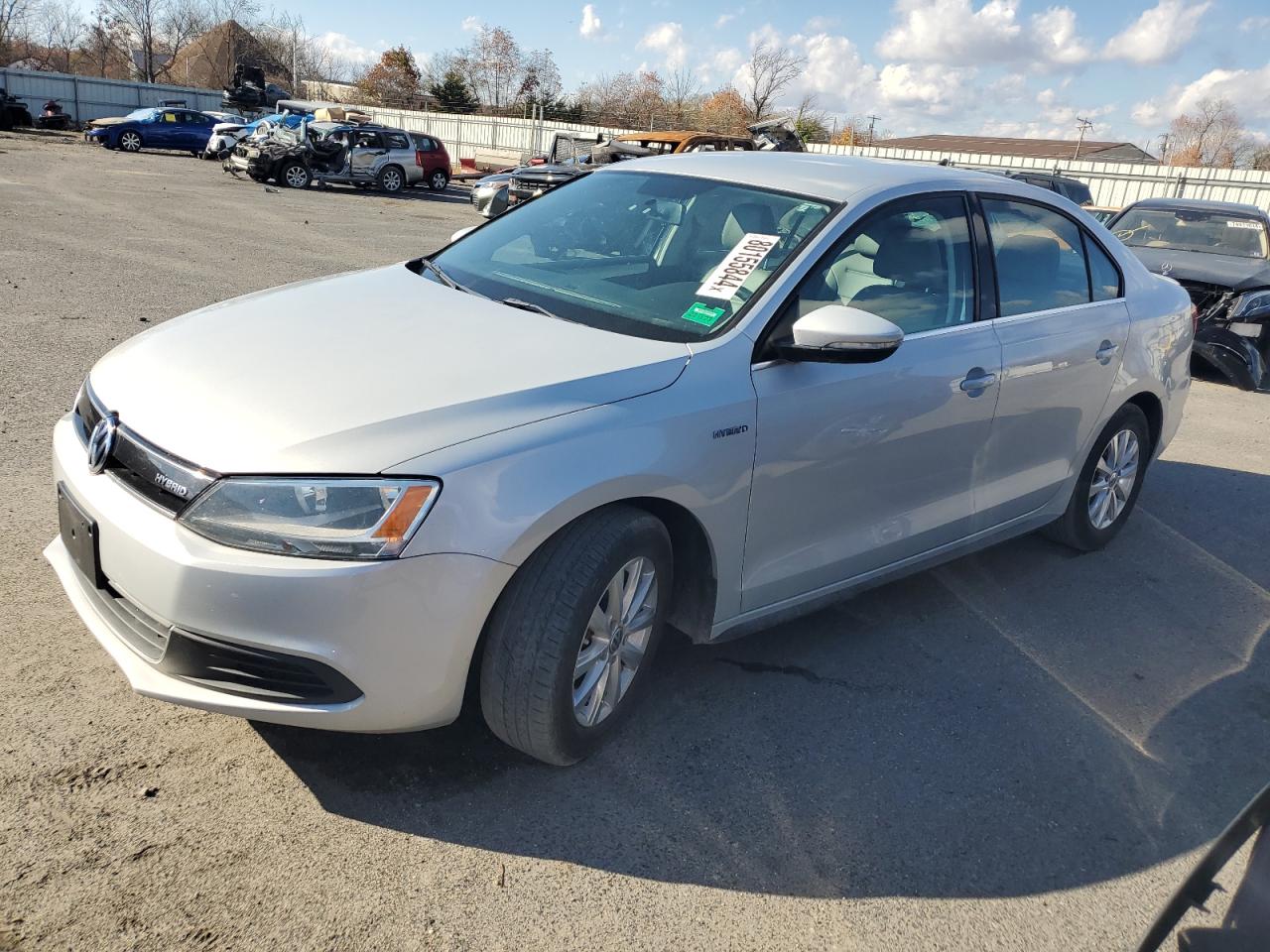 Lot #2969900212 2013 VOLKSWAGEN JETTA HYBR