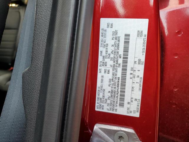 2017 FORD ESCAPE TIT - 1FMCU9J92HUB80648