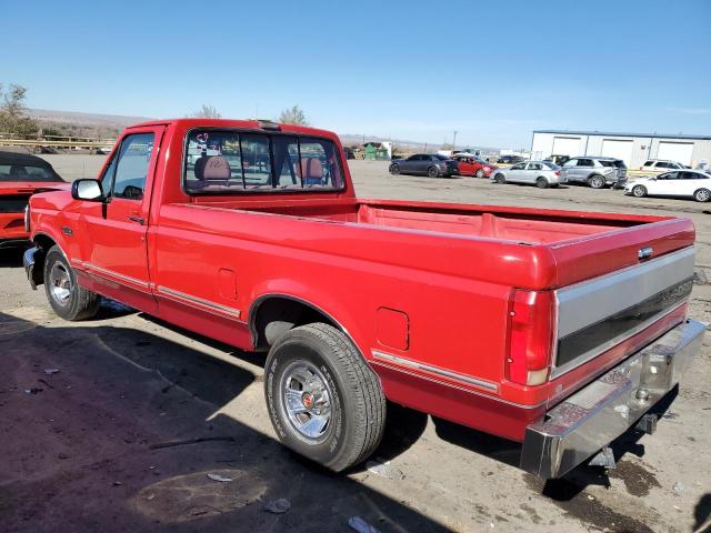 FORD F150 1992 red  gas 2FTEF15H0NCB08045 photo #3