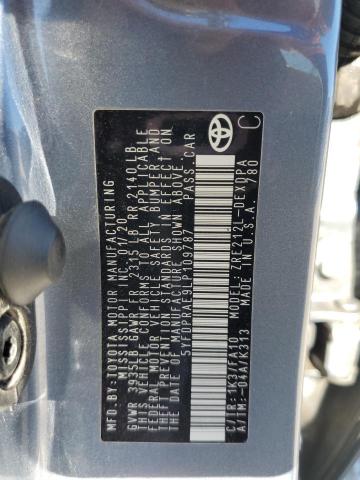2020 TOYOTA COROLLA L - 5YFDPRAE9LP109787