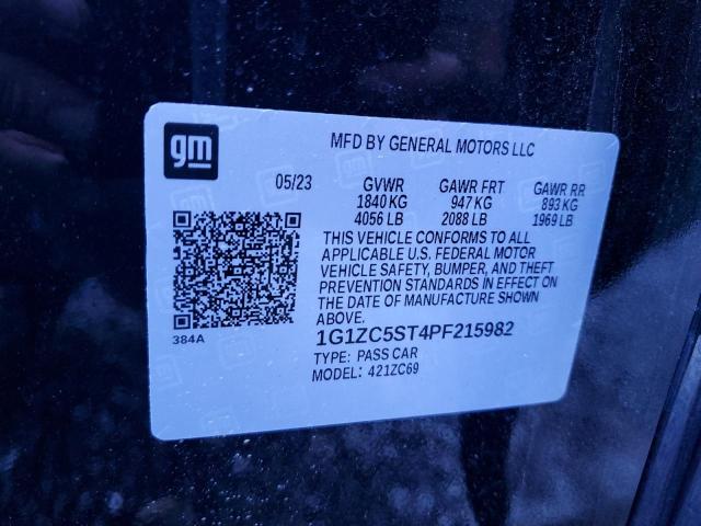 VIN 1G1ZC5ST4PF215982 2023 CHEVROLET MALIBU no.12