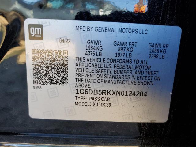 2022 CADILLAC CT4 PREMIU - 1G6DB5RKXN0124204