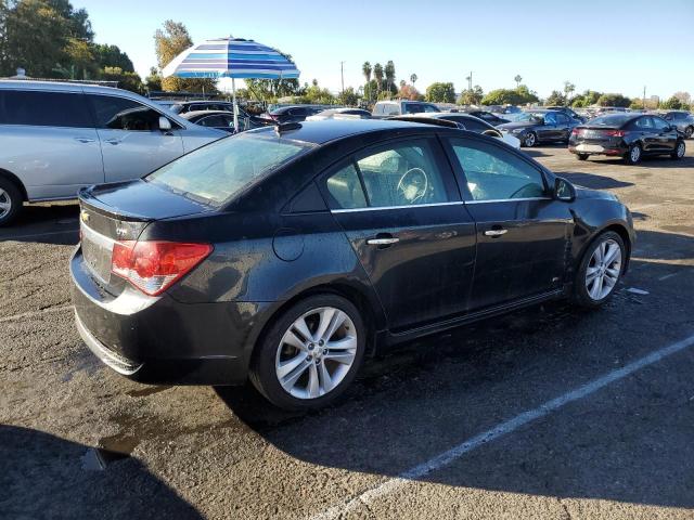 CHEVROLET CRUZE LTZ 2015 black sedan 4d gas 1G1PG5SB5F7279136 photo #4