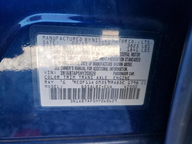 VIN 3N1AB7AP5HY268629 2017 NISSAN SENTRA no.13