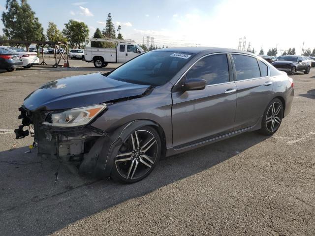 HONDA ACCORD SPO 2017 gray  gas 1HGCR2F51HA127493 photo #1