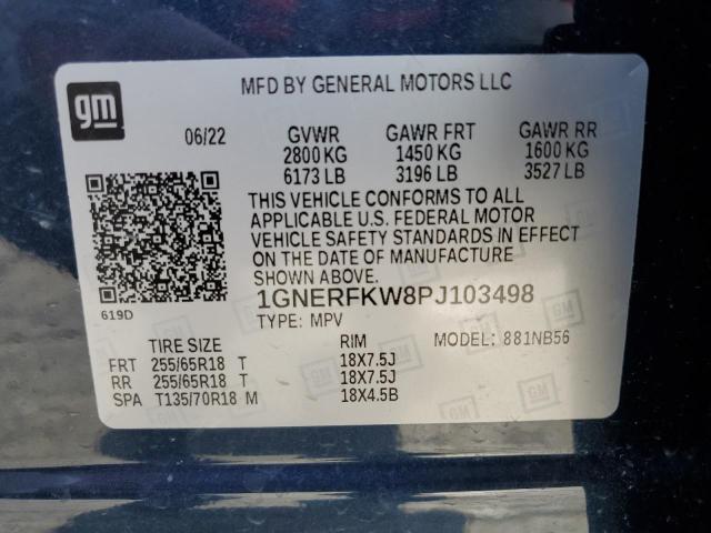 2023 CHEVROLET TRAVERSE L - 1GNERFKW8PJ103498