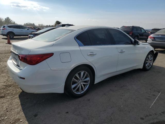 INFINITI Q50 BASE 2015 white  gas JN1BV7AR8FM411909 photo #4