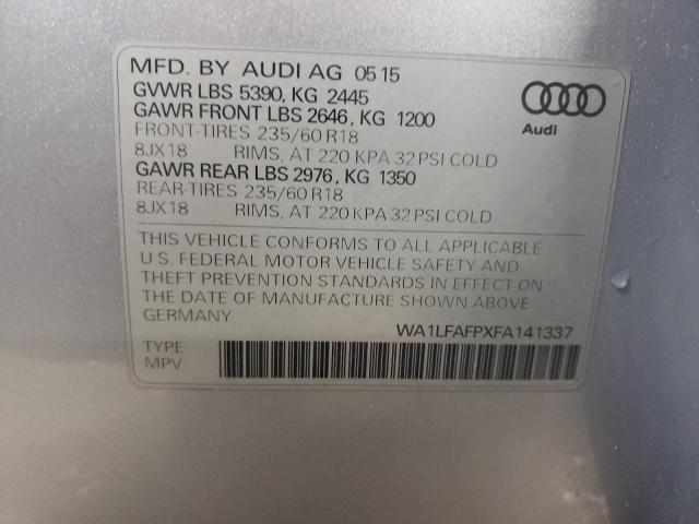 2015 AUDI Q5 PREMIUM - WA1LFAFPXFA141337