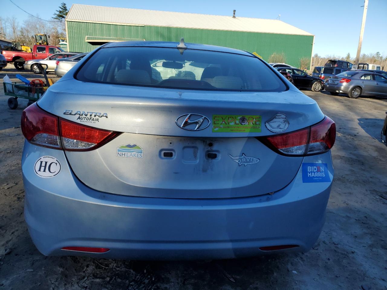 Lot #3025832304 2012 HYUNDAI ELANTRA GL