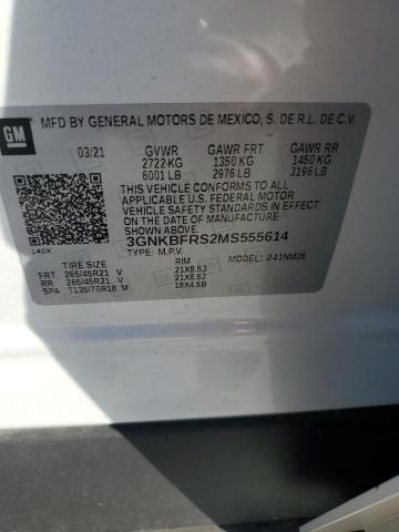 2021 CHEVROLET BLAZER PRE - 3GNKBFRS2MS555614