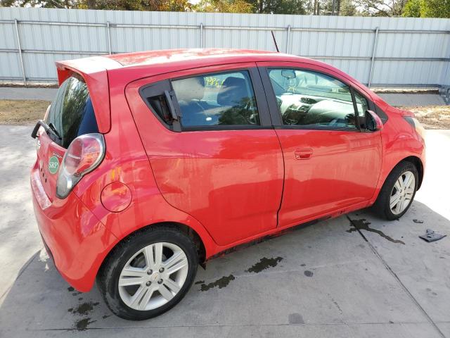 CHEVROLET SPARK 1LT 2013 red  gas KL8CD6S96DC509748 photo #4