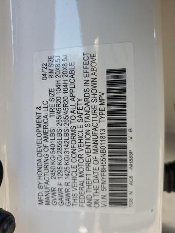 2022 HONDA PASSPORT E - 5FNYF8H55NB011813