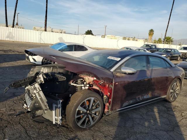 LUCID MOTORS AIR GRAND 2022 burgundy  electric 50EA1GBA4NA001570 photo #1