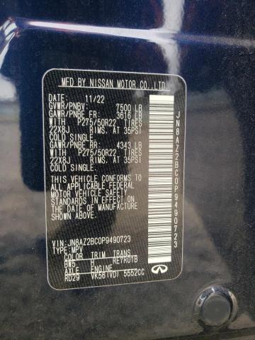 2023 INFINITI QX80 SENSO JN8AZ2BC0P9490723