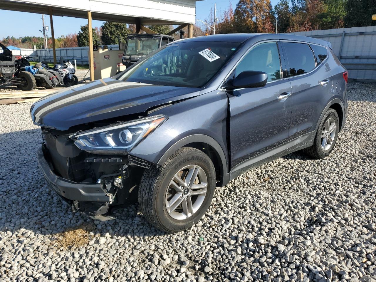 Lot #3024153816 2018 HYUNDAI SANTA FE S